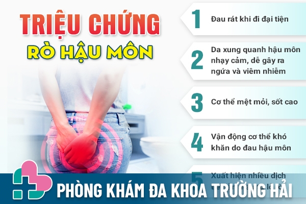 Triệu chứng bệnh rò hậu môn