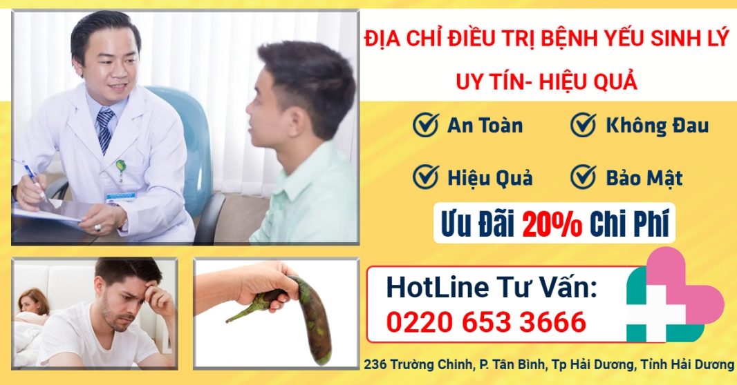 Địa chỉ điều trị bệnh yếu sinh lý uy tín ở Thái Bình