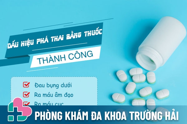 Nhận biết dấu hiệu phá thai thành công