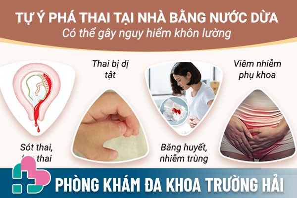 Nguy hiểm khi phá thai bằng nước dừa